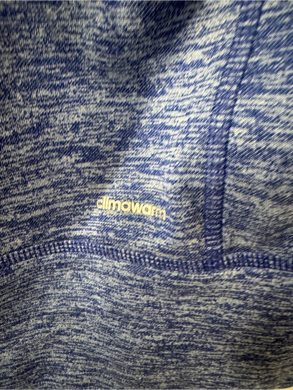 Adidas ClimaWarm Full Zip Hoodie Blue Womens Small Fleece Lined - Picture 9 of 11